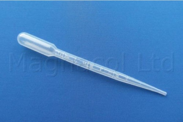 Medline - Pipette Contagocce Graduate In Plastica Trasparente, Capacità 3 Ml, Confezione Da 100 Pezzi